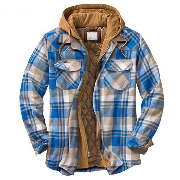 men's jackets 5xl men winter plaid coats windbreaker hooded male warm parkas outwear overall fashion clothing casual jacket lm414, Black;brown
men's jackets 5xl men winter plaid coats windbreaker hooded male warm parkas outwear overall fashion clothing casual jacket lm414, Black;brown