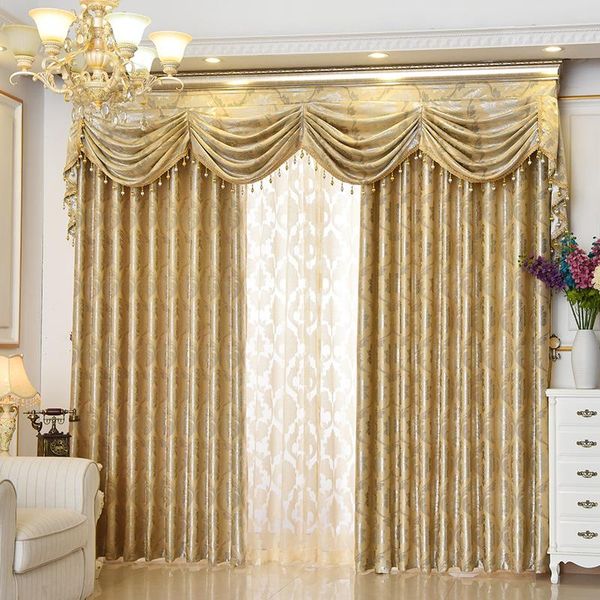 european luxury curtains tulle for living room bedroom valance modern blackout curtain window mantle villa home decor & drapes
european luxury curtains tulle for living room bedroom valance modern blackout curtain window mantle villa home decor & drapes