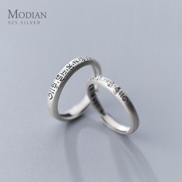 cluster rings modian pure 925 sterling silver couple for men and women romantic carved letters adjustable ring ethnic style fine jewelry, Golden;silver
cluster rings modian pure 925 sterling silver couple for men and women romantic carved letters adjustable ring ethnic style fine jewelry, Golden;silver