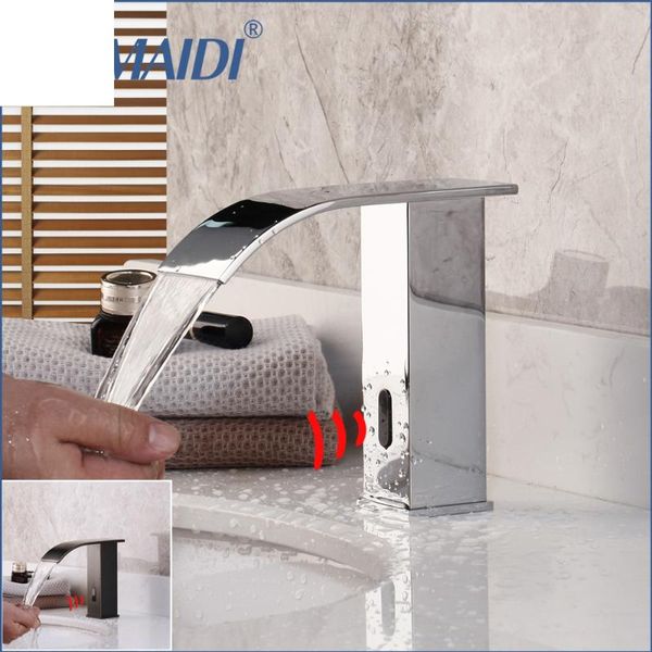 black orb automatic sensor faucet bathroom basin faucets chrome brass & cold water mixer touch-infrared tap sink
black orb automatic sensor faucet bathroom basin faucets chrome brass & cold water mixer touch-infrared tap sink