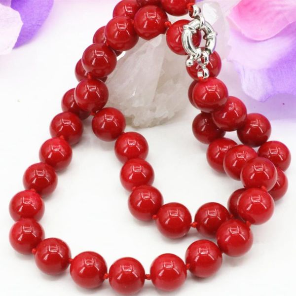 chains 8 10 12mm artificial coral red stone beads necklace for women fashion statement chain choker clavicle jewels 18inch b3212, Silver
chains 8 10 12mm artificial coral red stone beads necklace for women fashion statement chain choker clavicle jewels 18inch b3212, Silver