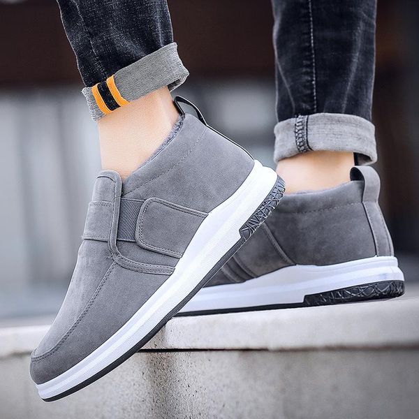 boots winter snow men's plus velvet warm thick-soled casual cotton shoes men elastic band zapatos de hombre 006, Black
boots winter snow men's plus velvet warm thick-soled casual cotton shoes men elastic band zapatos de hombre 006, Black