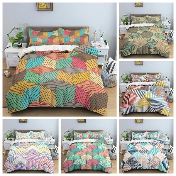 bedding sets 3d geometry pattern soft duvet cover with pillowcase bedclothes single/king/ size for kids boys girls bedroom
bedding sets 3d geometry pattern soft duvet cover with pillowcase bedclothes single/king/ size for kids boys girls bedroom