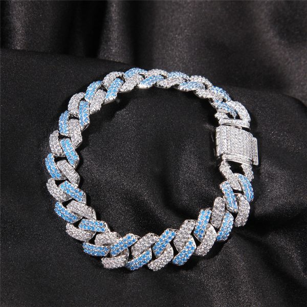 mens bracelet 13mm 2 row zirconia prong link chain iced out micro paved cz cubans chainship hop fashion jewelry for gift, Black
mens bracelet 13mm 2 row zirconia prong link chain iced out micro paved cz cubans chainship hop fashion jewelry for gift, Black