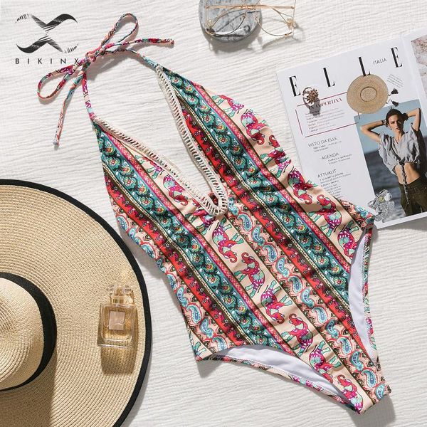 women's swimwear geometric print bikini 2021 high cut women bodysuits one-piece woman swimsuit halter monokini female bandage bathers, White;black
women's swimwear geometric print bikini 2021 high cut women bodysuits one-piece woman swimsuit halter monokini female bandage bathers, White;black