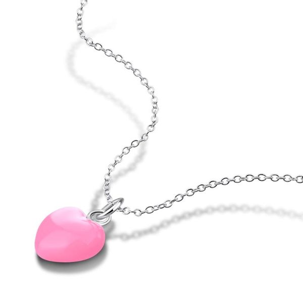 chains women ot sales solid 925 sterling silver pink heart pendant choker necklace charm lady jewelry accessories gift
chains women ot sales solid 925 sterling silver pink heart pendant choker necklace charm lady jewelry accessories gift