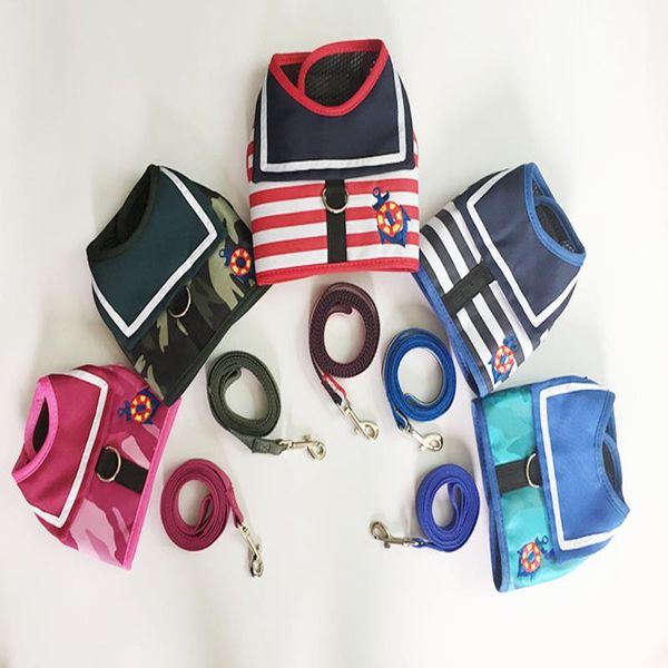 dog collars & leashes pet harness with leash puppy cat leads vest walking rope breathable stripe red blue chains accessories
dog collars & leashes pet harness with leash puppy cat leads vest walking rope breathable stripe red blue chains accessories