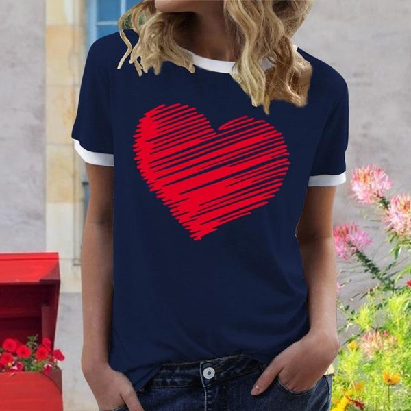 red heart print women tshirt casual summer fashion t shirt 90s yong girl feamle shirts woman clothing women's t-shirt, White
red heart print women tshirt casual summer fashion t shirt 90s yong girl feamle shirts woman clothing women's t-shirt, White