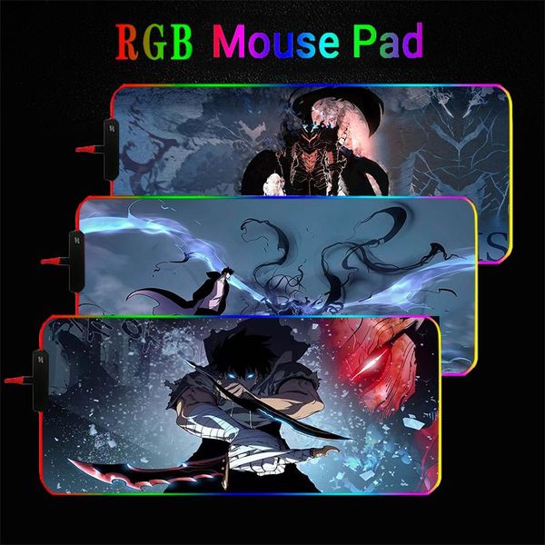 mouse pads & wrist rests solo leveling gaming player desk laprubber mat rgb led light large anime pad with backlit
mouse pads & wrist rests solo leveling gaming player desk laprubber mat rgb led light large anime pad with backlit