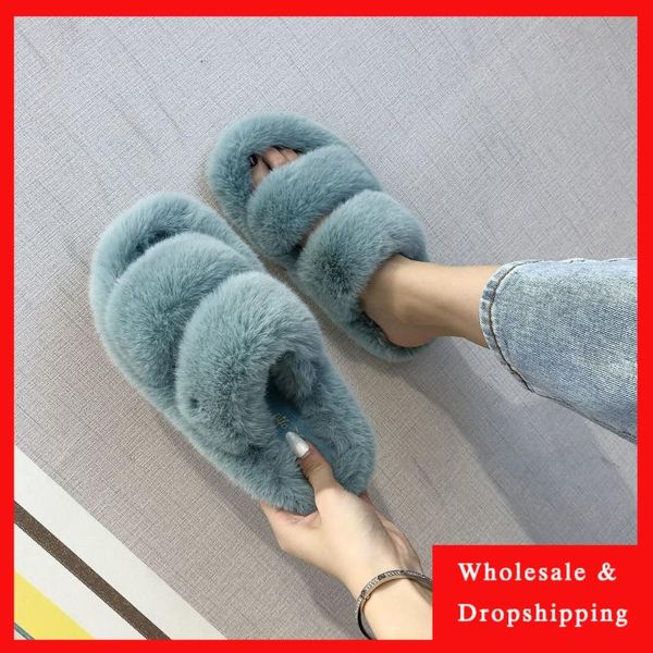 women fur slippers winter slides fluffy furry sandals woman flip flops home ladies plush shoes, Black
women fur slippers winter slides fluffy furry sandals woman flip flops home ladies plush shoes, Black