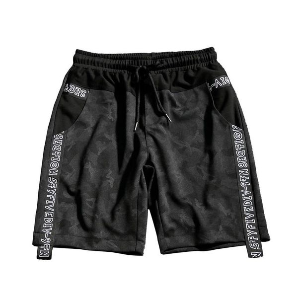 men's shorts mens summer fashion casual large size black camouflage stretch 5xl, White;black
men's shorts mens summer fashion casual large size black camouflage stretch 5xl, White;black