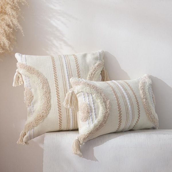 cushion/decorative pillow ivory tassles cushion cover woven boho style tuft for home decoration sofa bed 45x45cm/30x50cm/50x50cm
cushion/decorative pillow ivory tassles cushion cover woven boho style tuft for home decoration sofa bed 45x45cm/30x50cm/50x50cm