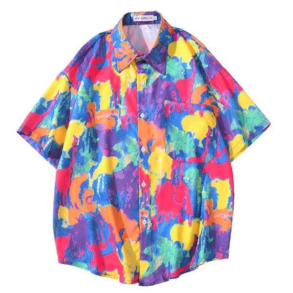 men's casual shirts missky men shirt short-sleeves retro loose hawaii floral printing beach couple short-sleeved fashion male, White;black
men's casual shirts missky men shirt short-sleeves retro loose hawaii floral printing beach couple short-sleeved fashion male, White;black