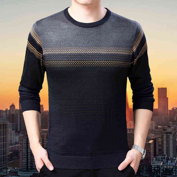 men's sweaters dad's bottomed shirt men's round neck casual stripe long sleeve t-shirt middle-aged and elderly, White;black
men's sweaters dad's bottomed shirt men's round neck casual stripe long sleeve t-shirt middle-aged and elderly, White;black