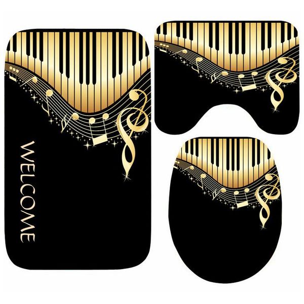 bath mats modern music mat for bathroom toilet set 3pcs non slip lid seat cover rug carpet notes shower floor home decor
bath mats modern music mat for bathroom toilet set 3pcs non slip lid seat cover rug carpet notes shower floor home decor