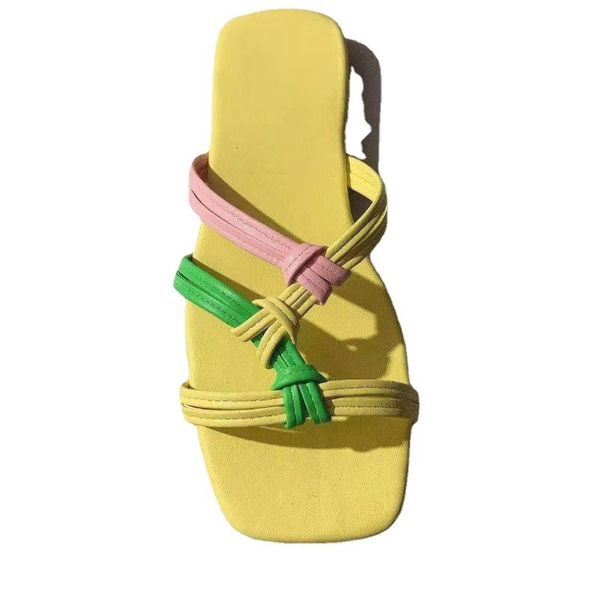 summer flat with slip simple slippers women's european and american large size sandals wedges, Black
summer flat with slip simple slippers women's european and american large size sandals wedges, Black