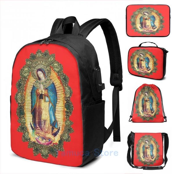 backpack graphic print our lady of guadalupe mexican virgin mary mexico usb charge men school bags women bag travel laptop
backpack graphic print our lady of guadalupe mexican virgin mary mexico usb charge men school bags women bag travel laptop