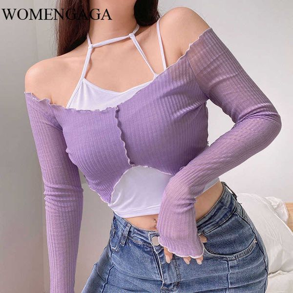 womengaga autumn casual women's clothing simple fashion ruffle irregular navel full sleeve two pieces t shirt pmg7 210603, White
womengaga autumn casual women's clothing simple fashion ruffle irregular navel full sleeve two pieces t shirt pmg7 210603, White