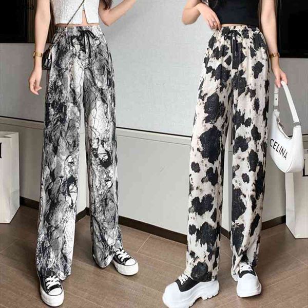 fashion trend cool ins wide leg pants womens spice girl straight tie dyed loose elastic streetwear women joggers women, Black;white
fashion trend cool ins wide leg pants womens spice girl straight tie dyed loose elastic streetwear women joggers women, Black;white