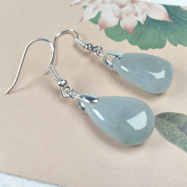 natural myanmar jadeite a-goods earrings dangle & chandelier water drop earrings for women, Silver
natural myanmar jadeite a-goods earrings dangle & chandelier water drop earrings for women, Silver