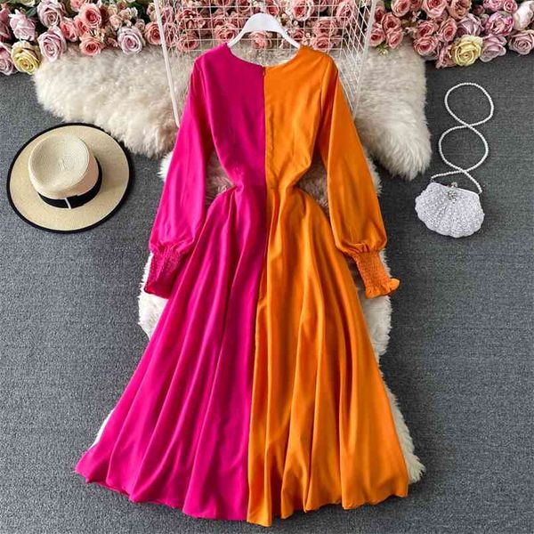 chic color block patchwork holiday beach dress women spring summer fashion lantern sleeve v-neck fold crossing midi 210602, Black;gray
chic color block patchwork holiday beach dress women spring summer fashion lantern sleeve v-neck fold crossing midi 210602, Black;gray