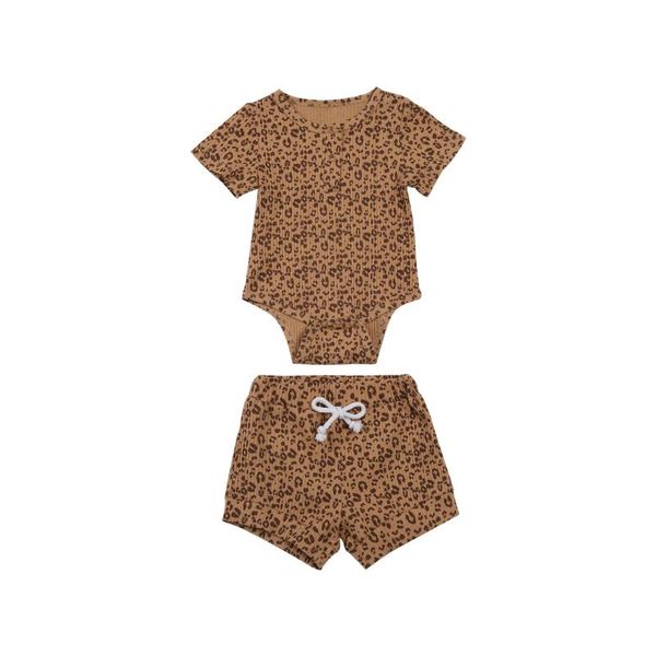 clothing sets born baby girls 2-piece outfit set short sleeve leopard romper+shorts for kids, White
clothing sets born baby girls 2-piece outfit set short sleeve leopard romper+shorts for kids, White