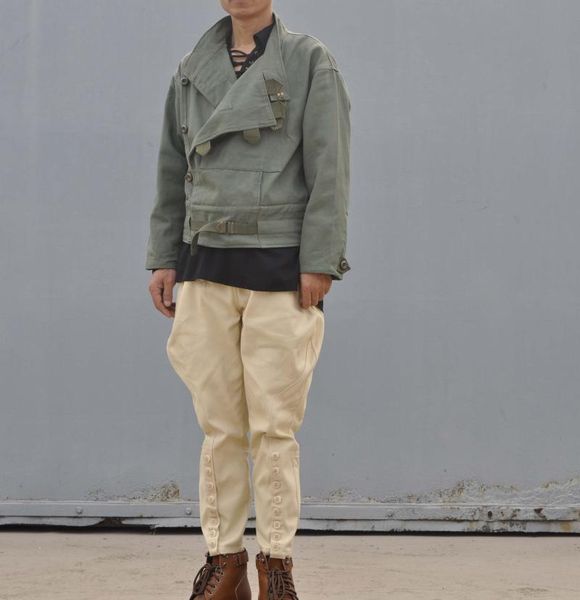 men's pants yutu&mm's homemade autumn and winter antique rice coffee color cotton twill trousers breeches m/ size by vor unisex, Black
men's pants yutu&mm's homemade autumn and winter antique rice coffee color cotton twill trousers breeches m/ size by vor unisex, Black
