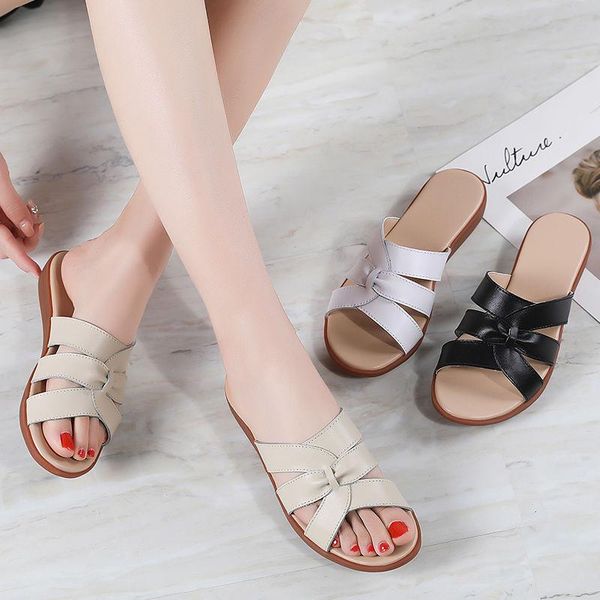 slippers 2021 arrival outdoor women split leather wedge shoes for summer ladies leisure flat slides woman shoe beige white, Black
slippers 2021 arrival outdoor women split leather wedge shoes for summer ladies leisure flat slides woman shoe beige white, Black