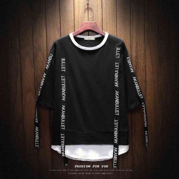 summer short t-shirt loose cloth printing personalized men's brand half sleeve fashion, White;black
summer short t-shirt loose cloth printing personalized men's brand half sleeve fashion, White;black