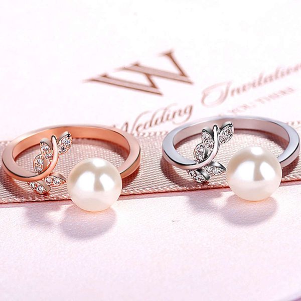 new japanese and korean fashion simple opening pearl women's copper inlaid zircon leaf ring holder gold plated jewelry mixed batch, Black
new japanese and korean fashion simple opening pearl women's copper inlaid zircon leaf ring holder gold plated jewelry mixed batch, Black