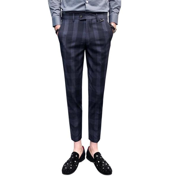men's pants autumn lightweight ankle length men fashion casual stripe pant blue coffee size 28-36, Black
men's pants autumn lightweight ankle length men fashion casual stripe pant blue coffee size 28-36, Black