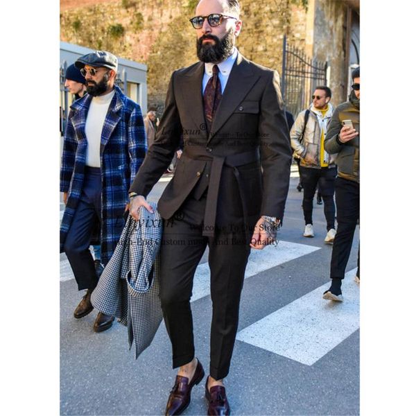 men's suits & blazers fashion slim fit business men with band 3 piece set wedding tuxedo for groom peaked lapel jacket pants vest costu, White;black
men's suits & blazers fashion slim fit business men with band 3 piece set wedding tuxedo for groom peaked lapel jacket pants vest costu, White;black