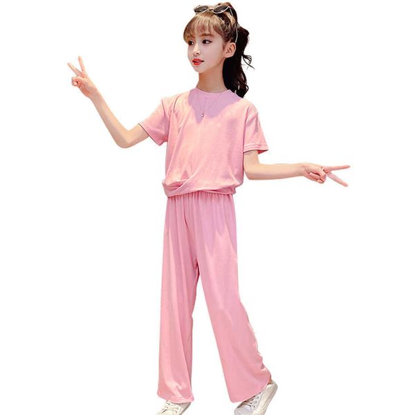 children clothes solid tshirt + pants girls clothing summer costumes for casual style tracksuit kids 6 8 10 12 14 210528, White
children clothes solid tshirt + pants girls clothing summer costumes for casual style tracksuit kids 6 8 10 12 14 210528, White
