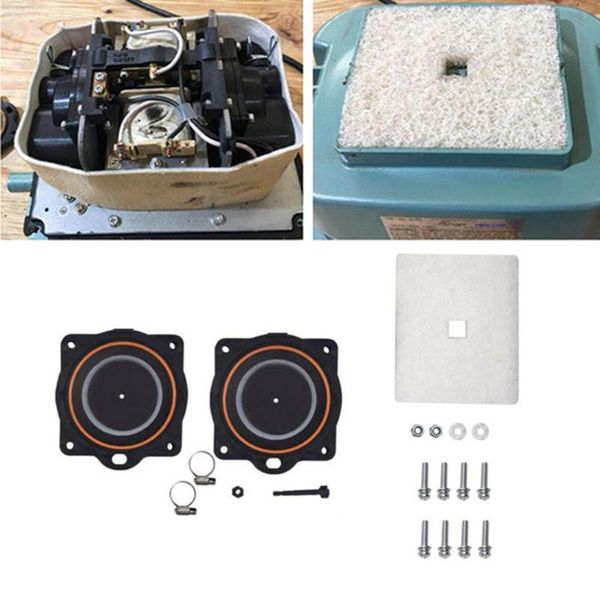 craft tools 19pcs/set air valves filter screw hose clamp washer for hiblow hp-80 hp-60 pump diaphragm rebuild repair kit
craft tools 19pcs/set air valves filter screw hose clamp washer for hiblow hp-80 hp-60 pump diaphragm rebuild repair kit