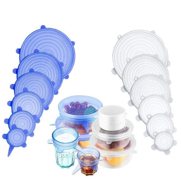 kitchen storage & organization 6 pcs universal silicone cover for cookware fresh keeping caps stretch lids food pot dish accessories
kitchen storage & organization 6 pcs universal silicone cover for cookware fresh keeping caps stretch lids food pot dish accessories