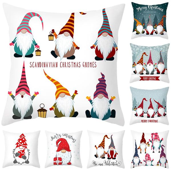 christmas decorations pillow case 45x45cm faceless gnome cushion cover for home noel natal navidad 2021 year 2022
christmas decorations pillow case 45x45cm faceless gnome cushion cover for home noel natal navidad 2021 year 2022