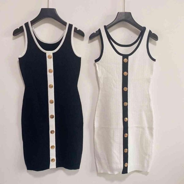 2021ss brand casual dress womens sleeveless slim dresses great quality women designers clothes handmade knitting high elasticity, Black;gray
2021ss brand casual dress womens sleeveless slim dresses great quality women designers clothes handmade knitting high elasticity, Black;gray