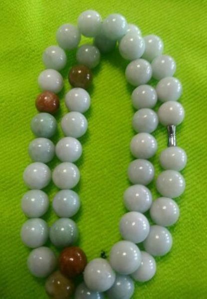 chains 10mm certified green yellow 100% natural a jade jadeite bead beads necklace, Silver
chains 10mm certified green yellow 100% natural a jade jadeite bead beads necklace, Silver