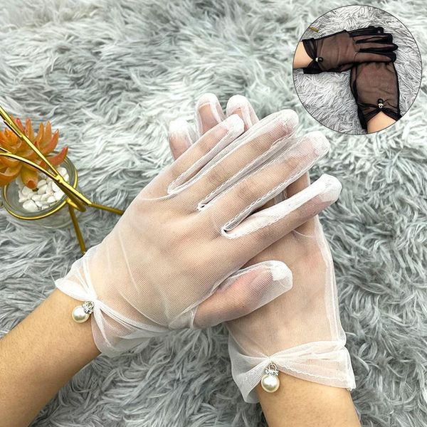 five fingers gloves women lace full finger short tulle etiquette bride wedding black white summer uv-proof fishnet mitten, Blue;gray
five fingers gloves women lace full finger short tulle etiquette bride wedding black white summer uv-proof fishnet mitten, Blue;gray