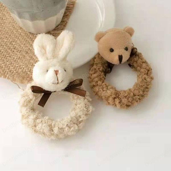 cute cartoon rabbit hair rings girls sweet plush bear hairband fashion elegant festival headwear french style hair scrunchies, Pink
cute cartoon rabbit hair rings girls sweet plush bear hairband fashion elegant festival headwear french style hair scrunchies, Pink