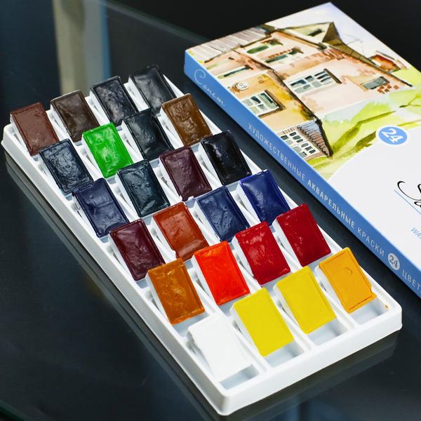 gift sets russian white night solid watercolor pigment 24/36color set students iron boxed artist-level sketch
gift sets russian white night solid watercolor pigment 24/36color set students iron boxed artist-level sketch