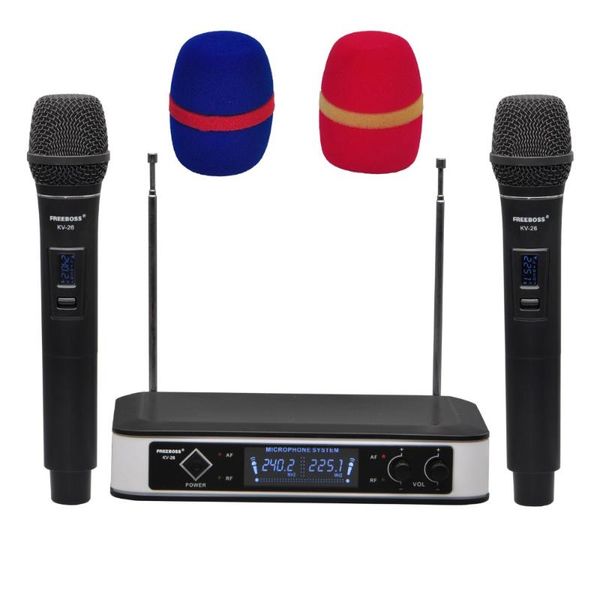 kv-26 2 way vhf dynamic handheld transmitter channels conference dj karaoke party wireless microphone microphones
kv-26 2 way vhf dynamic handheld transmitter channels conference dj karaoke party wireless microphone microphones