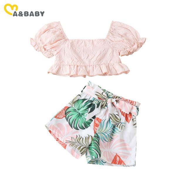 18m-6y summer child kid girl clothes set puff sleeve t shirt bow flower shorts outfits costumes 210515, White
18m-6y summer child kid girl clothes set puff sleeve t shirt bow flower shorts outfits costumes 210515, White