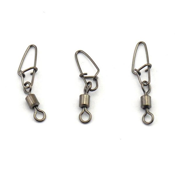 100pcs 14-#4/0 fishing rolling swivels with cross lock insurance double twin snap stainless steel connector hooks
100pcs 14-#4/0 fishing rolling swivels with cross lock insurance double twin snap stainless steel connector hooks