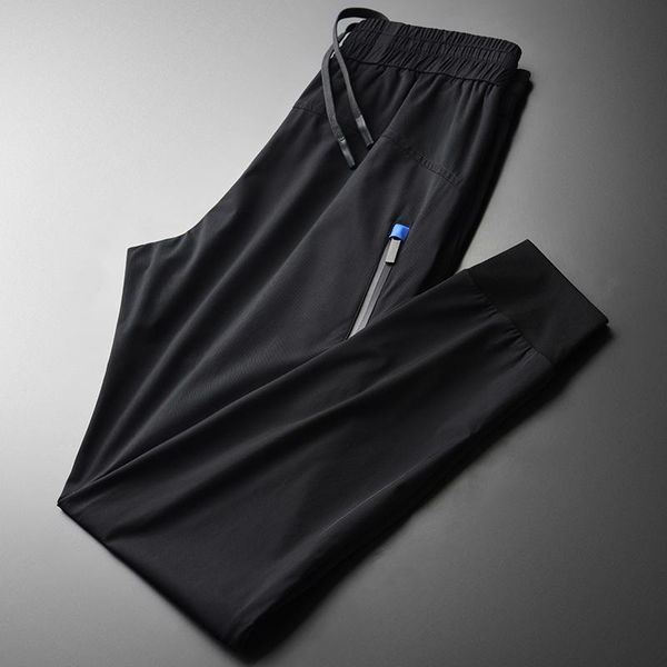 classic summer mens pants luxury drawstring waist silky breathable male 4xl slim fit casual men's trousers, Black
classic summer mens pants luxury drawstring waist silky breathable male 4xl slim fit casual men's trousers, Black
