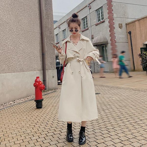 women's trench coats women coat 2021 spring and autumn casual overcoat velvet windbreaker female, Tan;black
women's trench coats women coat 2021 spring and autumn casual overcoat velvet windbreaker female, Tan;black