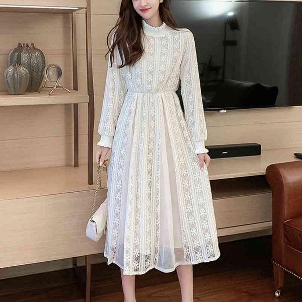 casual dresses spring sweet long sleeved floral lace a-line pleated below knee dress 1x3k, Black;gray
casual dresses spring sweet long sleeved floral lace a-line pleated below knee dress 1x3k, Black;gray