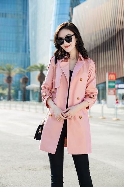women's trench coats long classic windbreaker waterproof british high-end english style autumn winter gabadian solid color size coat j2, Tan;black
women's trench coats long classic windbreaker waterproof british high-end english style autumn winter gabadian solid color size coat j2, Tan;black