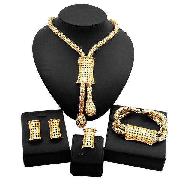 earrings & necklace yulaili african jewelry sets fashion gold color pendant stud bracelet ring bridal bridesmaid jewellery, Silver
earrings & necklace yulaili african jewelry sets fashion gold color pendant stud bracelet ring bridal bridesmaid jewellery, Silver
