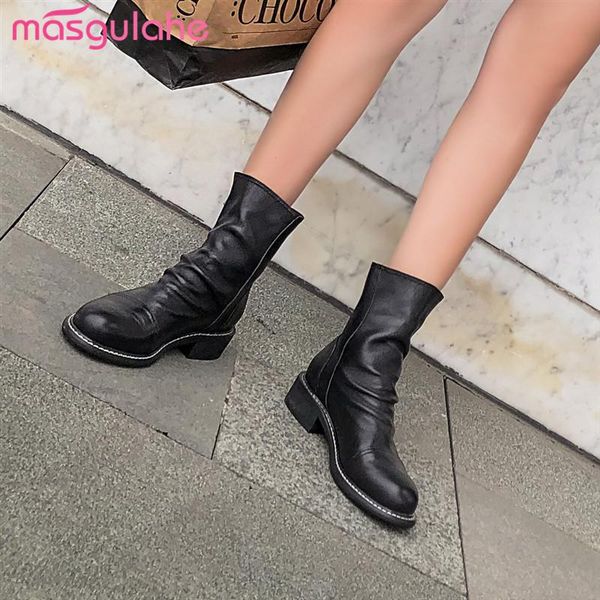 boots masgulahe genuine leather 2021 winter autumn arrive women party shoes round toe ladies ankle, Black
boots masgulahe genuine leather 2021 winter autumn arrive women party shoes round toe ladies ankle, Black